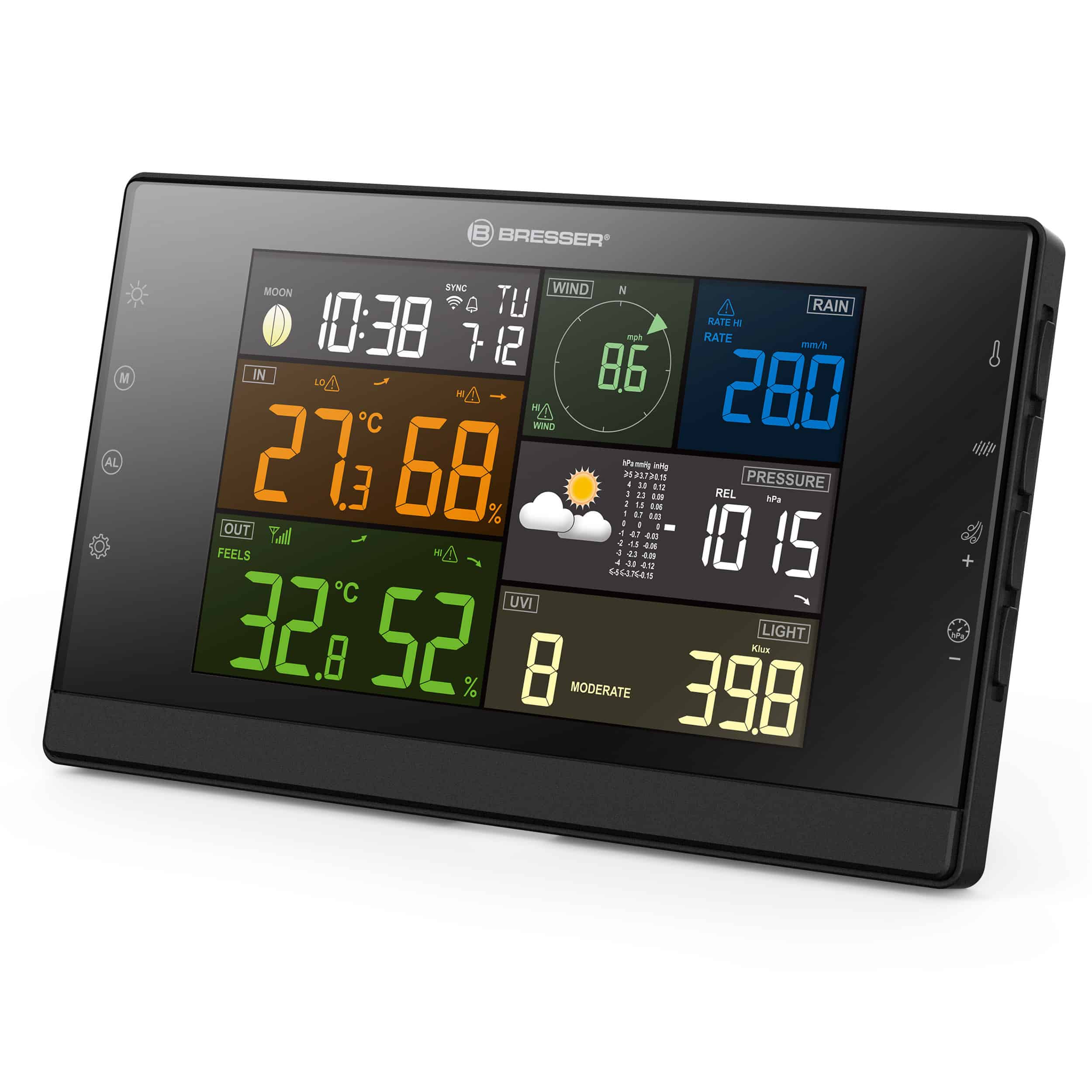 Centrale météo WiFi Profi-WSC avec capteur 7 en 1 – Image 7