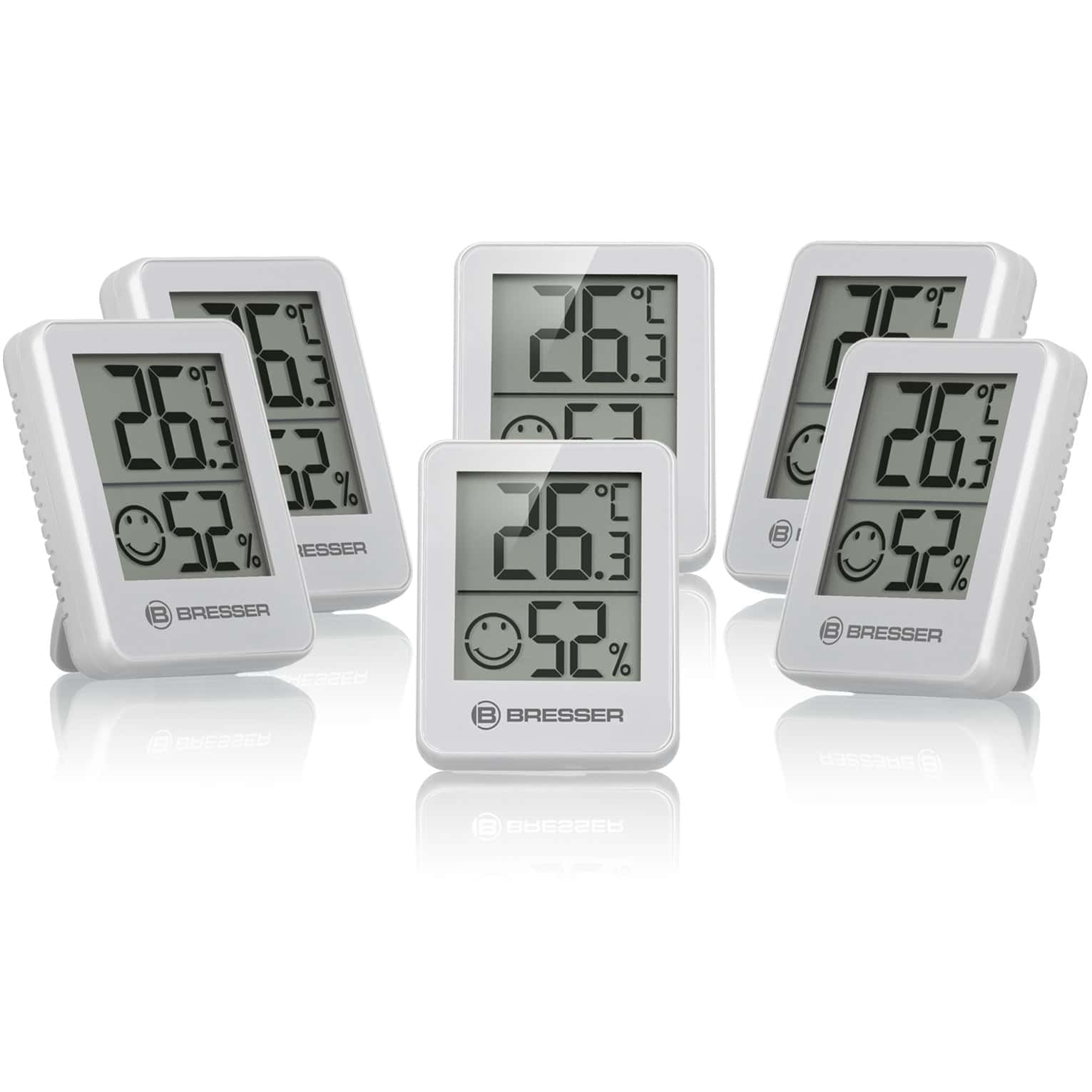 Ensemble de 6 indicateurs ClimaTemp Hygro