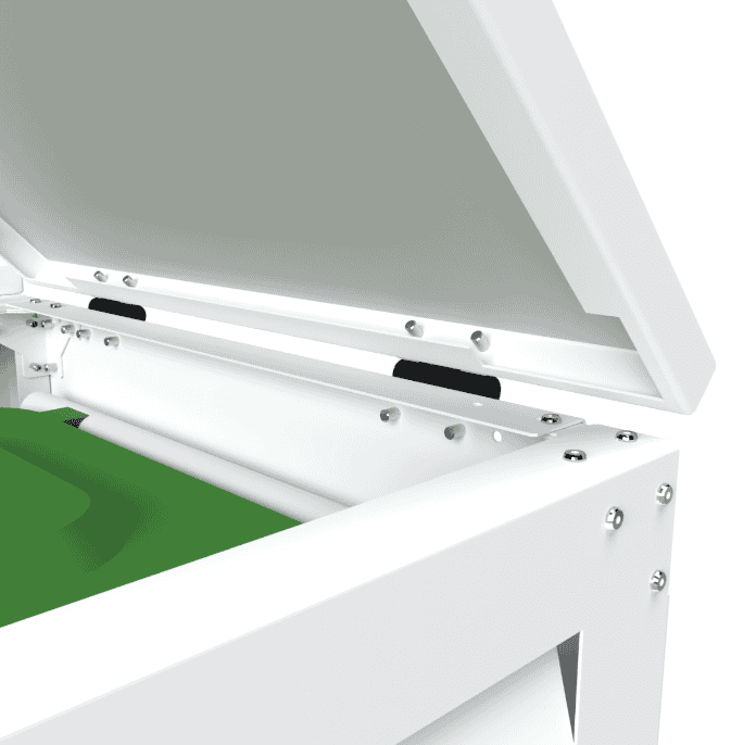 Abri poubelle Simple en Aluminium thermolaqué