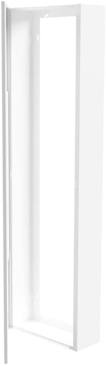 Coffret d'habillage ATOLE 13 modules en acier blanc avec PORTE CONNECT
