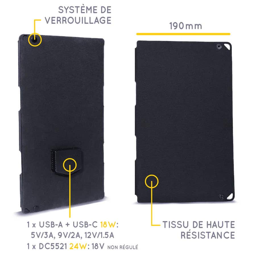 Fusion Flex 24 Watts - Panneau Solaire Portable – Image 5
