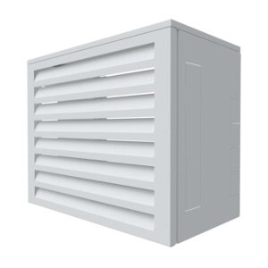 Cache Clim et Pompe Chaleur Acoustique ATOLE en Aluminium Thermolaque
