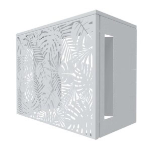 Cache Clim et Pompe Chaleur ATOLE en Aluminium Thermolaque