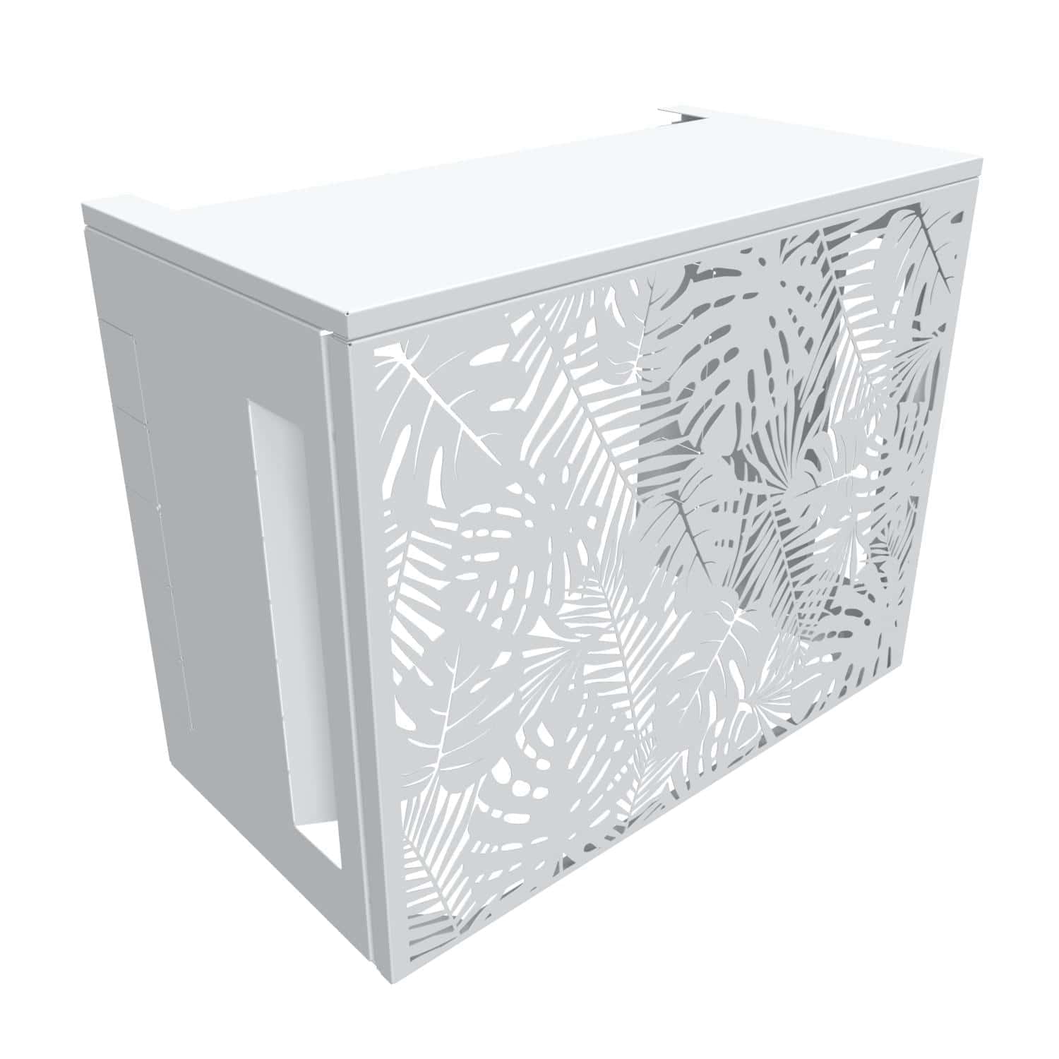 Cache Clim et Pompe Chaleur ATOLE en Aluminium Thermolaque