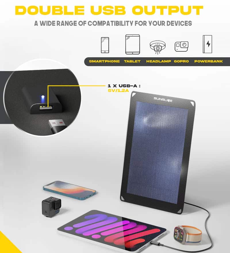 Fusion Flex 6 Watts - Panneau Solaire Portable – Image 5