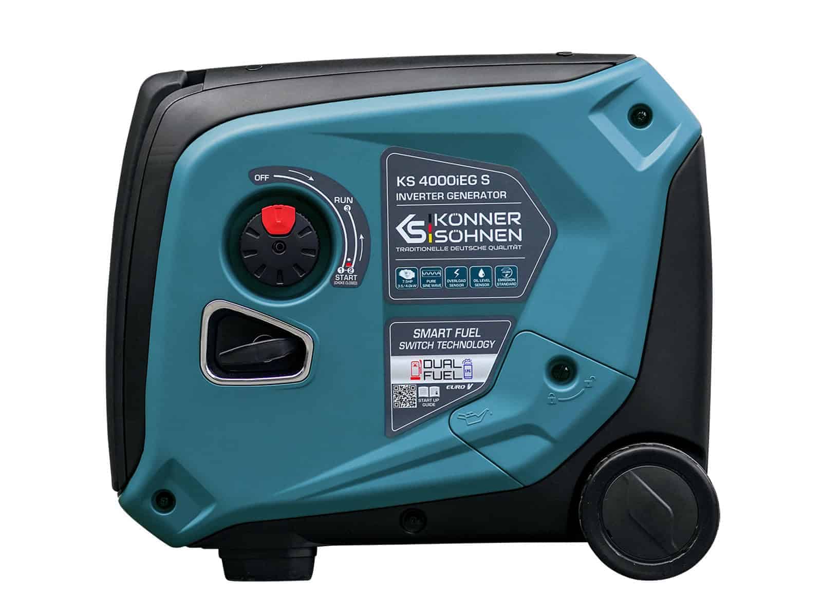 Générateur à essence-gaz de type inverter KS 4000iEG S