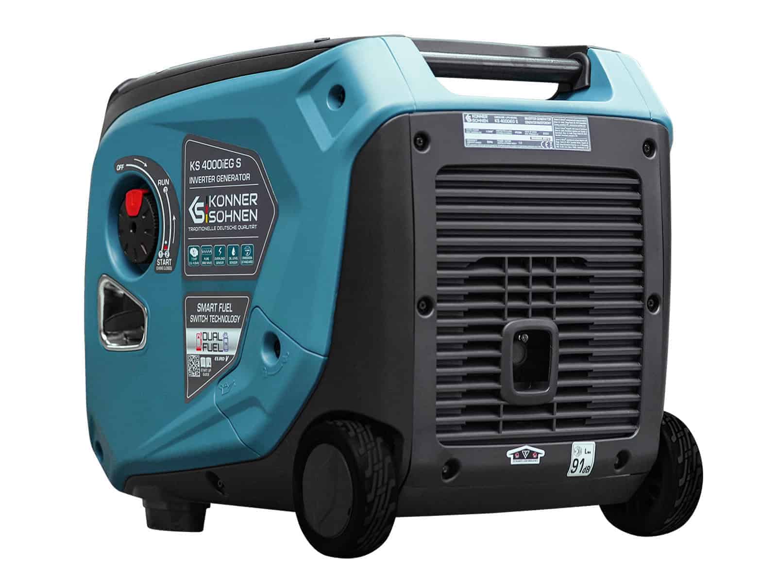 Générateur à essence-gaz de type inverter KS 4000iEG S