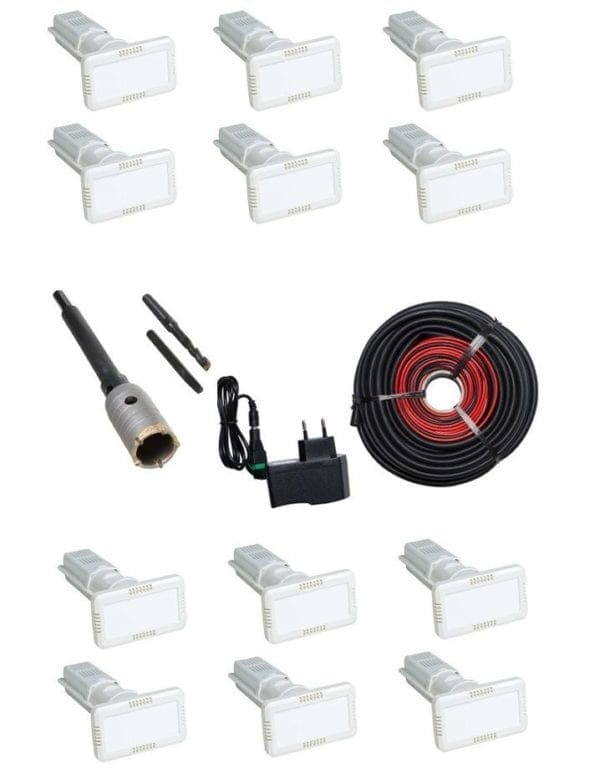 Pack 12 assécheurs intérieurs (Traite 10M de Mur)