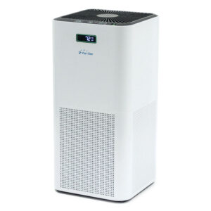 Purificateur d'air avec filtre HEPA, PM2, ioniseur, écran tactile LED, 3 vitesses et mode AUTO pour 60m2