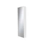 Coffret d'habillage ATOLE 13 modules en acier blanc avec porte miroir