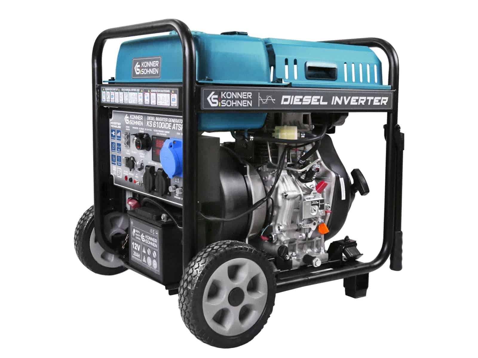 Groupe électrogène à inverter diesel Könner & Söhnen KS 6100iDЕ ATSR
