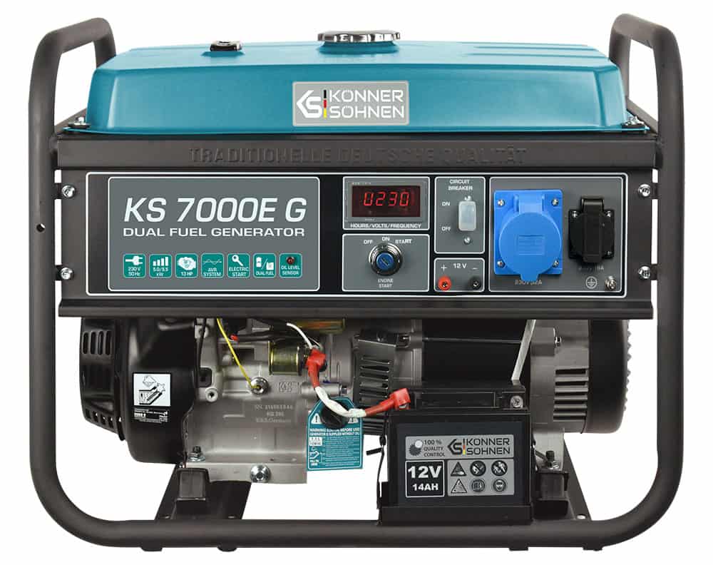 Générateur à essence/Gaz Könner & Söhnen KS 7000E G