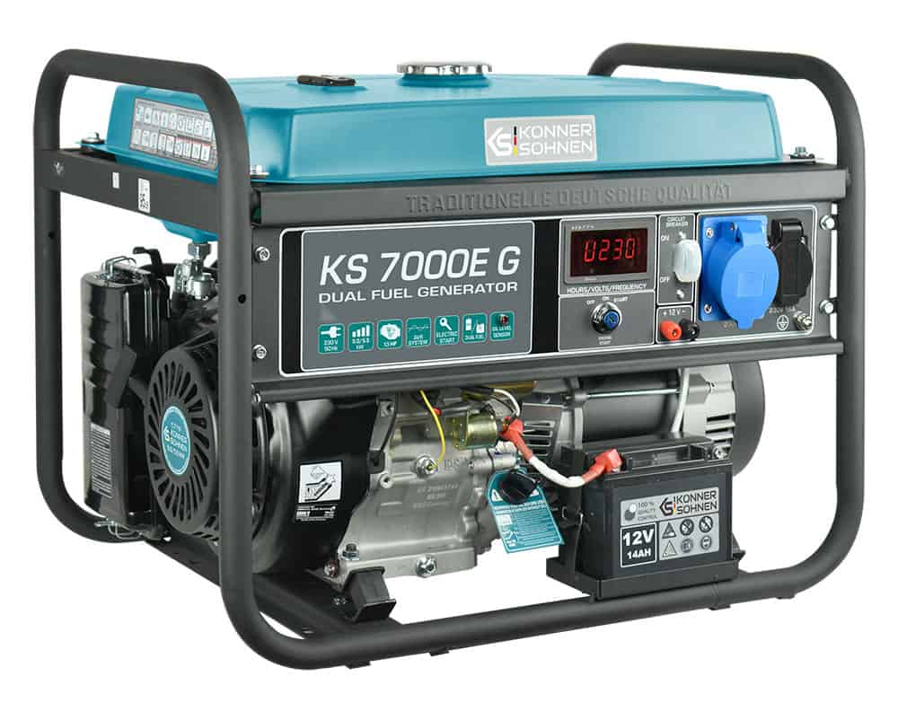 Générateur à essence/Gaz Könner & Söhnen KS 7000E G – Image 3