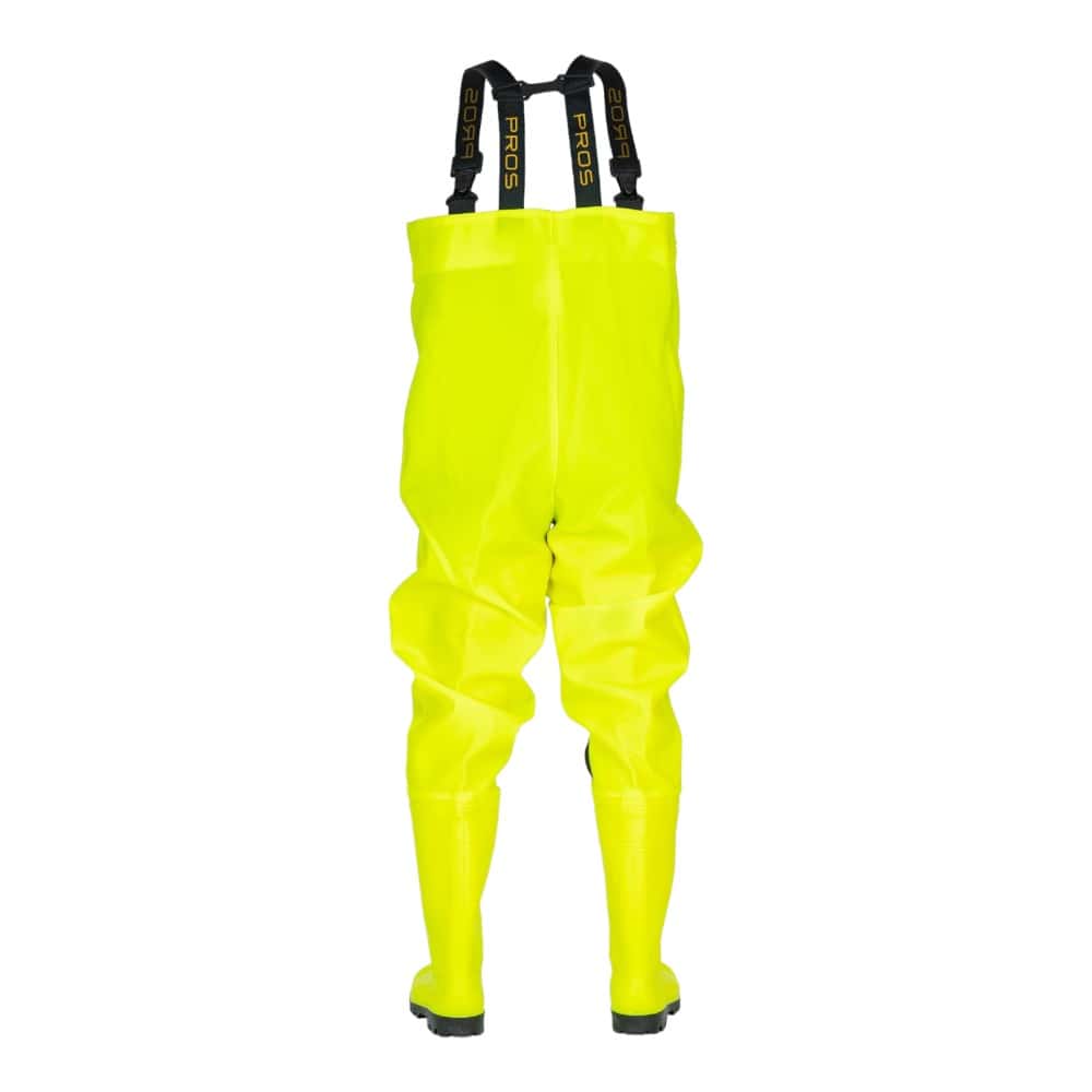 Waders de sécurité fluo avec renforts genoux – Image 4