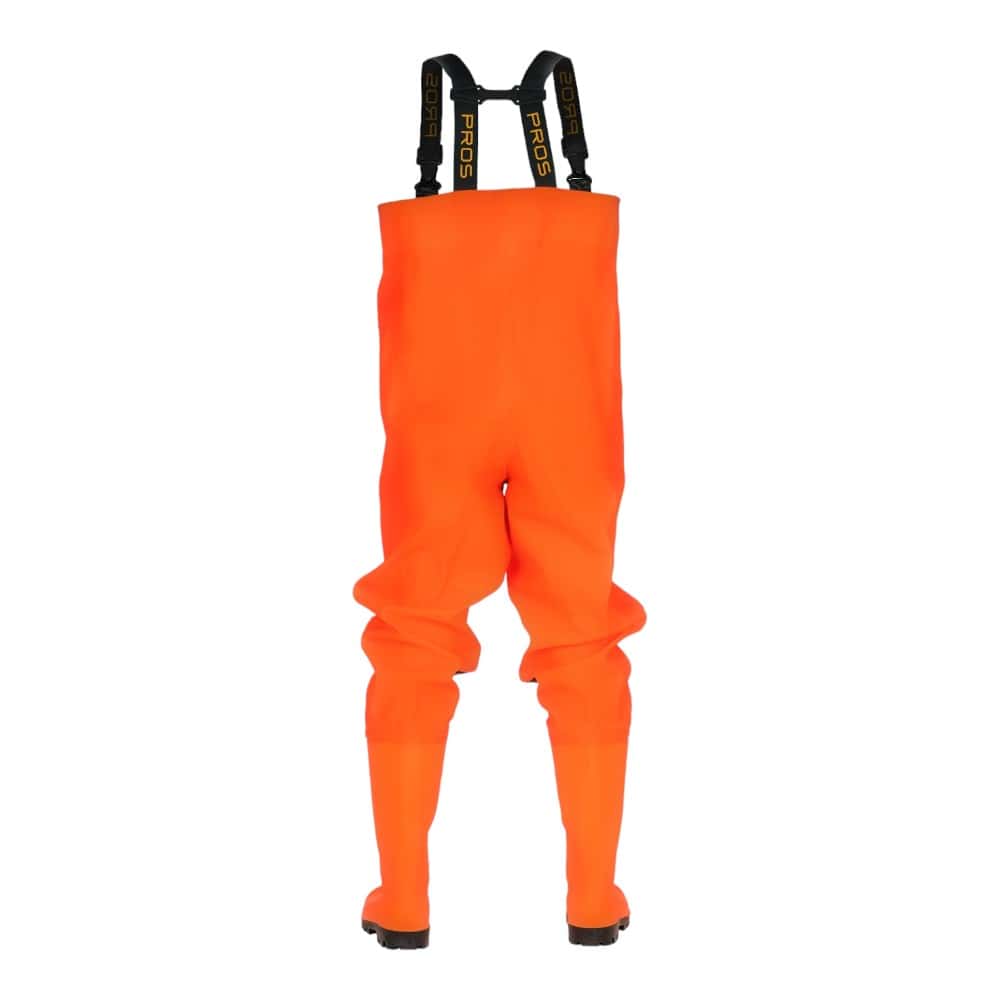 Waders de sécurité fluo avec renforts genoux – Image 3