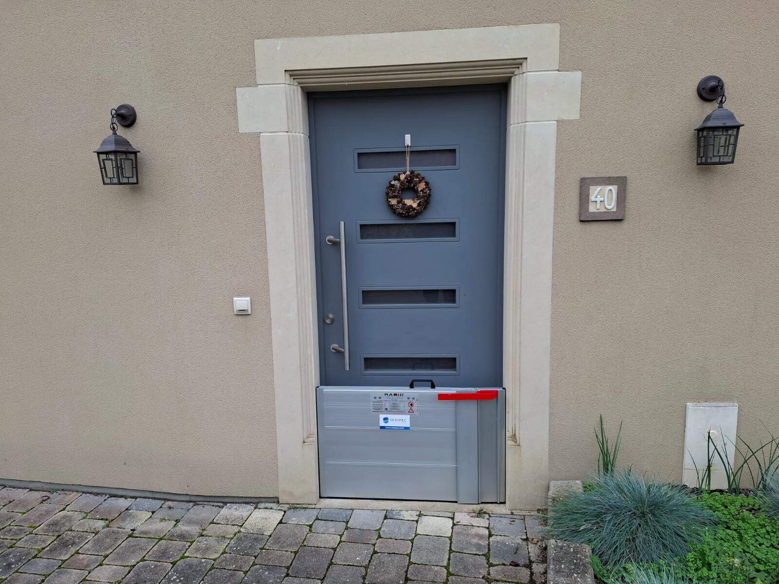 Batardeau de porte