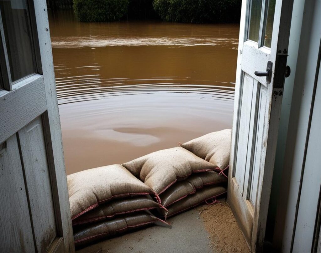 sac de sable anti-inondation, protection
