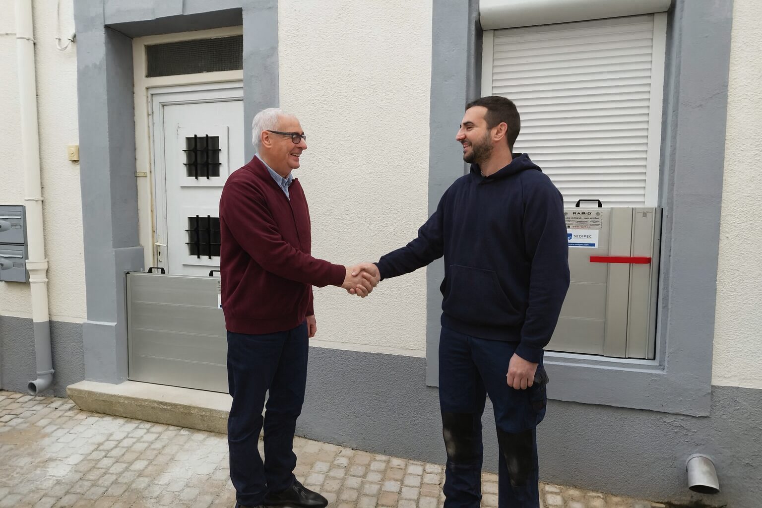 Installation de batardeau par Floody