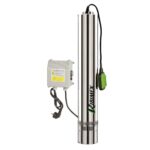 Pompe de puits 1100 watts avec flotteur 65m de refoulement
