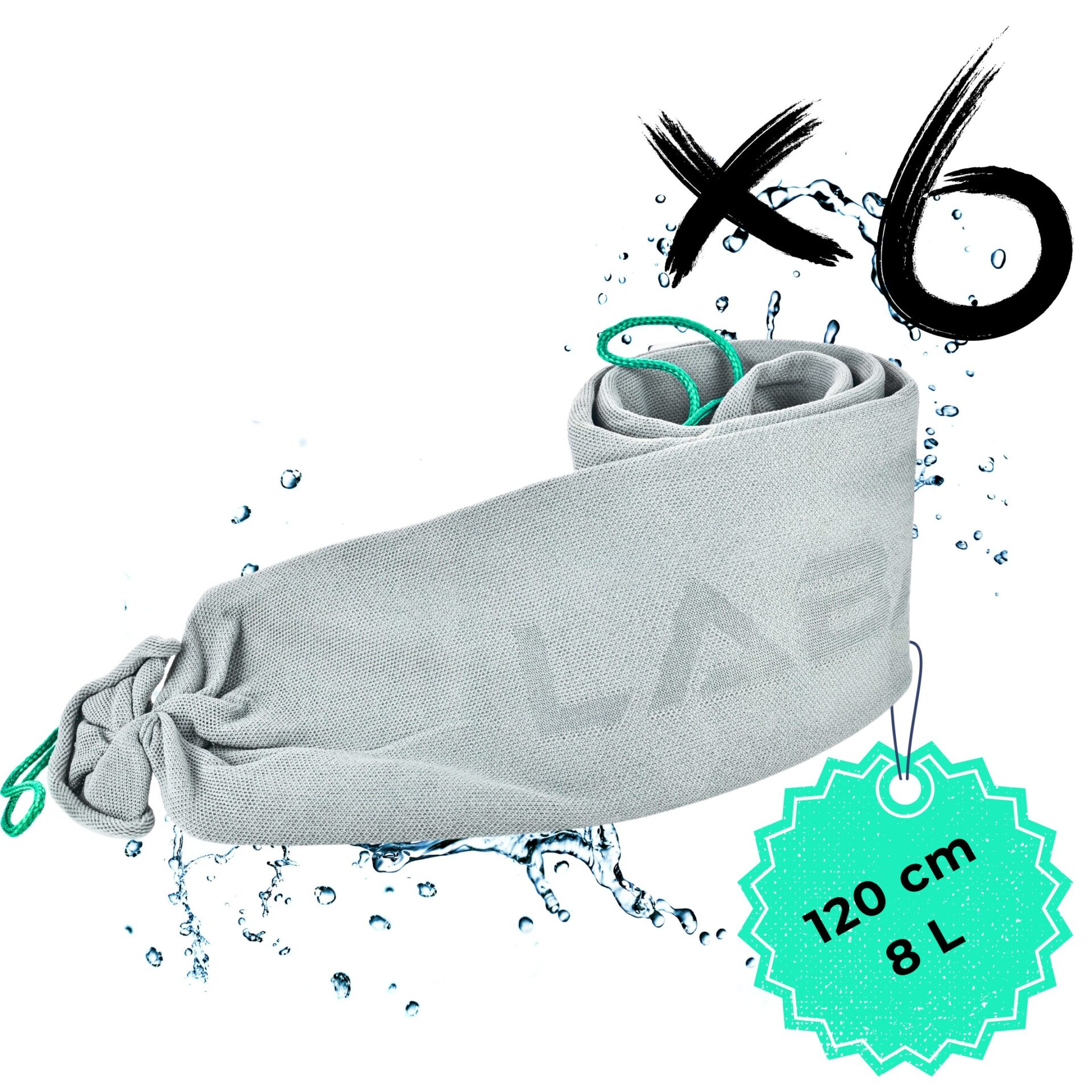 Barrage absorbant d’eau 8 L x 6 unités