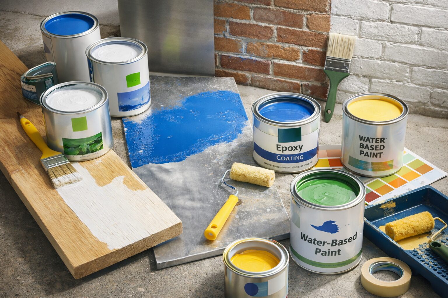 Peinture : types, usages et supports pour vos projets